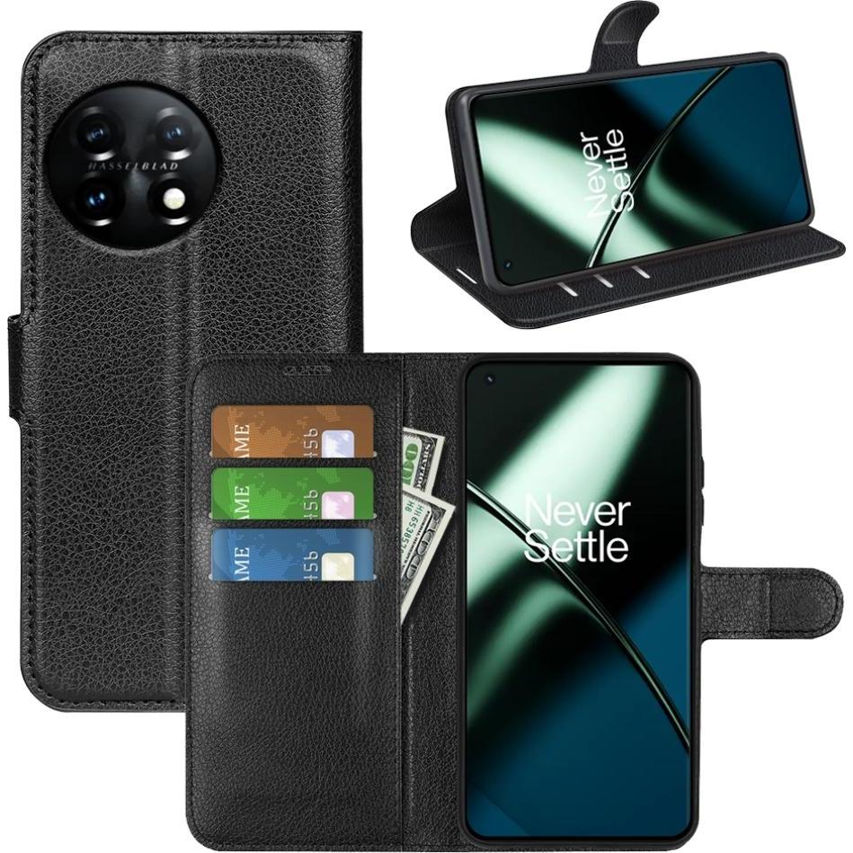 Screenguard OnePlus 11 Leather Guard Lederhülle (OnePlus 11), Smartphone Hülle, Schwarz