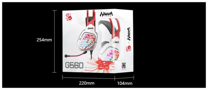 Actual product image A4Tech 47527 Bloody G560 Naraka 7.1 RGB (Cable)