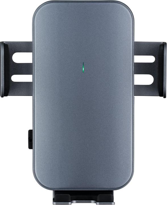 Actual product image Qualo car air vent holder with solar panel black QUS-K-PS-01