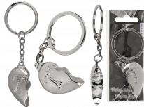 Actual product image Ootb Metal keychain, Broken Heart