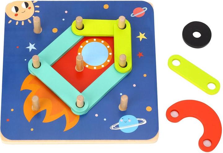 Actual product image Tooky Toy Learning Puzzle TH123 Wood 24-pcs. (3 - 5 years)