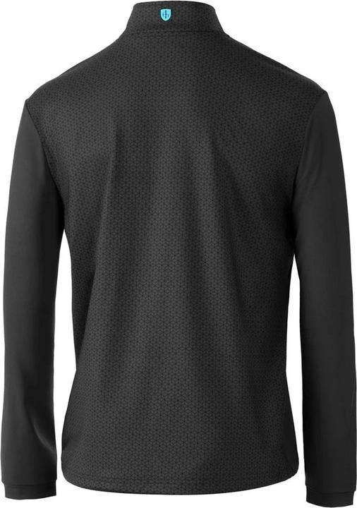 Actual product image Island Green Mens Abstract Zip Neck Golf Base Layer Top (L)