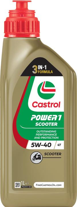 Castrol Power1 Scooter 4T 5W-40 (1 l, SAE 5W-40)