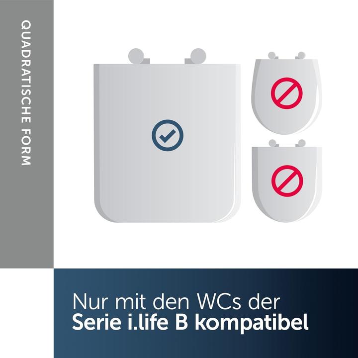 Actual product image Ideal Standard IDS WC-Sitz i.life B Sandwich Softclosing grau
