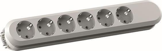 Actual product image Bachmann Power strip Smart 6-way white 3.0m (6 x, CEE 7/3, 3 m)