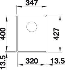 Immagine prodotto Blanco Linea secondaria 320-F (42.70 cm, 34.70 cm)