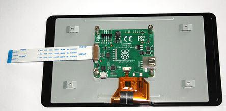 Actual product image Raspberry Pi 7" touch screen (Display)