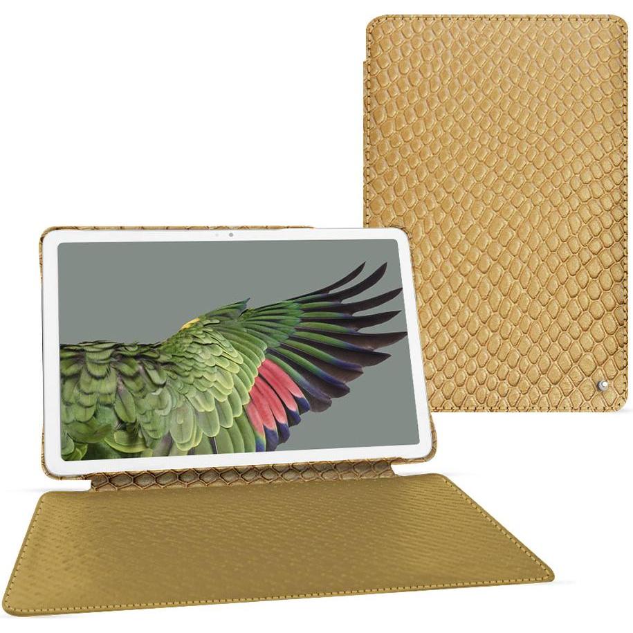 Thumbnail - Noreve Lederschutzhülle horizontal (Google Pixel Tablet), Tablet Hülle, Beige