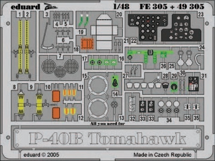 Produktbild Eduard P-40B Tomahawk