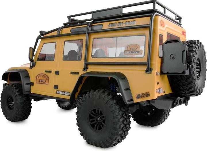 Produktbild Amewi ALLRock H8 Scale Crawler brushless 1:8 ARTR gelb (ARR Almost-Ready-to-Race)