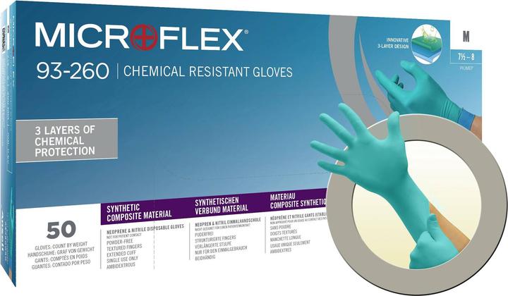 Produktbild Ansell MICROFLEX® 93260RP080 6 St. Nitril, Neopren Einweghandschuh Grösse (Handsc (7.5, 8)