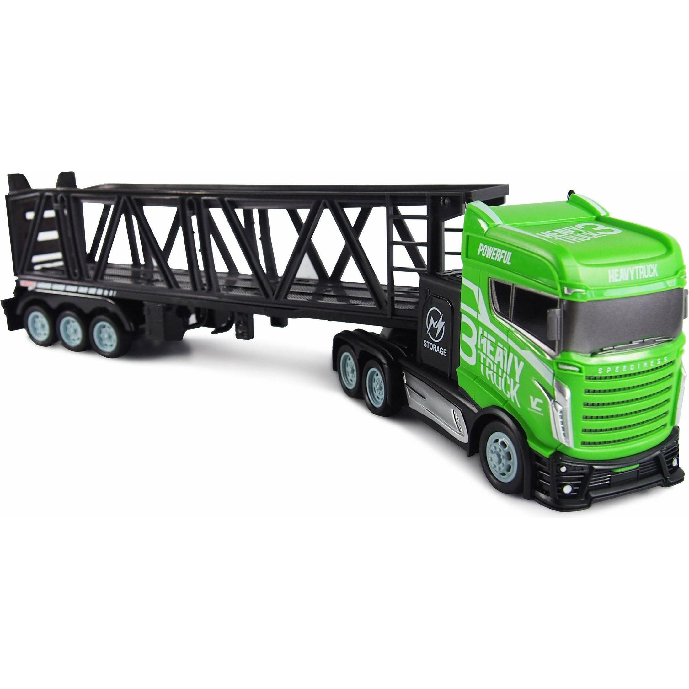 Amewi Sattelschlepper mit Autotransporter Auflieger 1:16, RTR (22498)