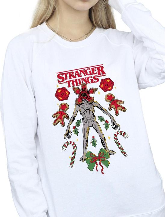 Immagine prodotto Netflix Stranger Things Christmas Demogorgon Felpa Donna (L)
