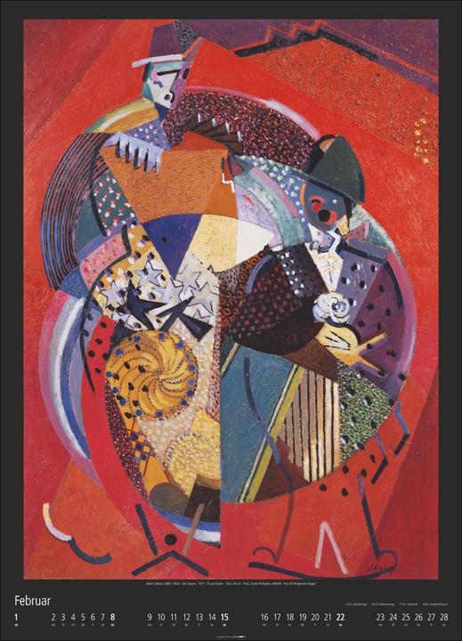 Actual product image World of Art Kalender 2026 (49 x 68 cm, Hardcover, German, English)