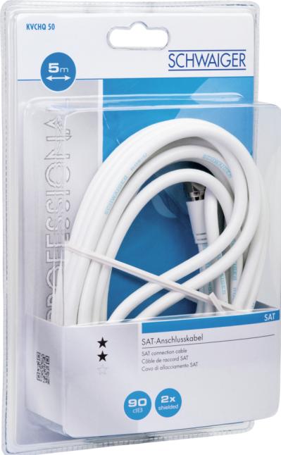 Image du produit Schwaiger Câble de connexion SAT (90 dB, Câble satellite)