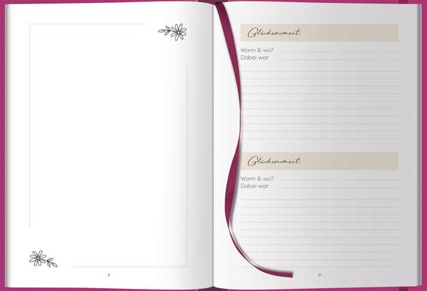 Image du produit Glcksmomente Fuchsia (A5, Pointillés, Couverture rigide)