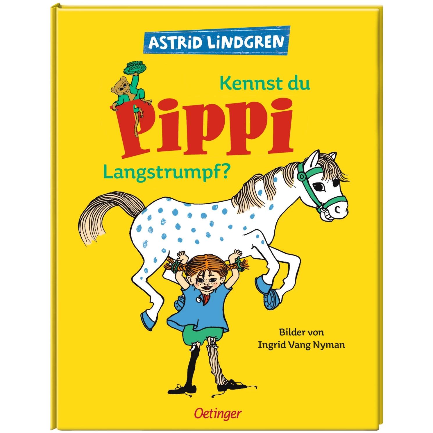 Kennst du Pippi Langstrumpf?, Kinderbücher von Astrid Lindgren