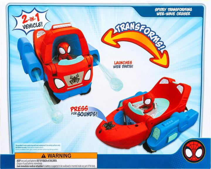 Produktbild Spidey - Transforming Web-Wave Cruiser (SNF0379)