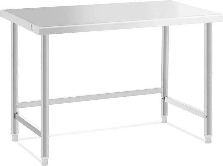 Actual product image Royal Catering Stainless steel table - 120 x 70 cm - 93 kg load capacity - (70 cm, 120 cm)
