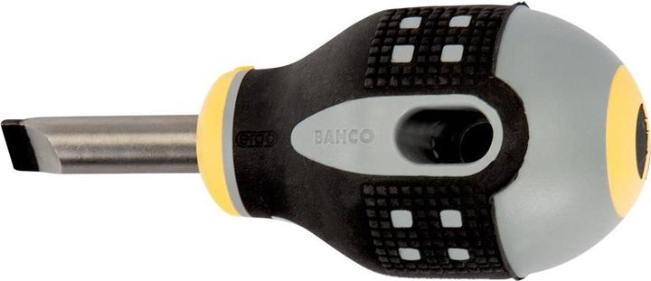 Produktbild Bahco ERGO Schraubendreher für Schlitzschrauben, gerade, mit kurzem Gummigriff, 1,2 mm x 6,5 mm x 25 mm (Schlitzschrauben)