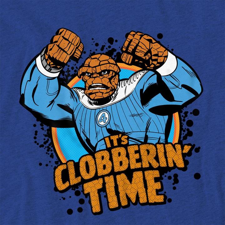 Produktbild Fantastic Four Clobberin' Time TShirt meliert (M)