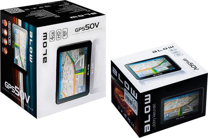 Image du produit Blow GPS50V Système de navigation fixe (5 pouces) TFT écran tactile (5")