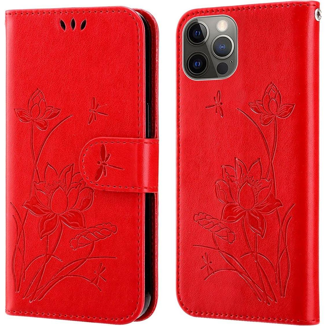 Thumbnail - König Design Hülle Handy Schutz für Apple iPhone 12 / 12 Pro Case Cover Tasche Bumper Wallet (Apple iPhone 12), Smartpho...