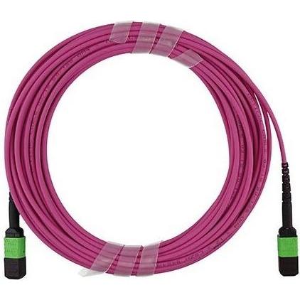 BlueOptics LWL MTP/APC-8xLC/UPC Breakout Kabel OM4 1 Meter (1 m), Netzwerkkabel