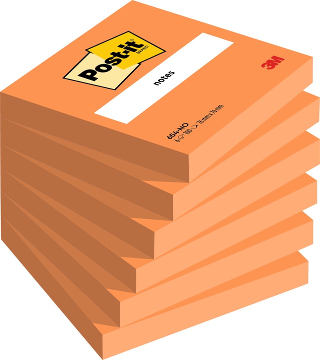 Actual product image Post-it Neon (76 x 76 mm)