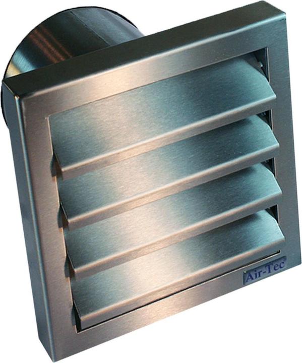 AirTec 650263 Aussengitter Edst DN100 m. Rundanschluss u. Rückstauklappe