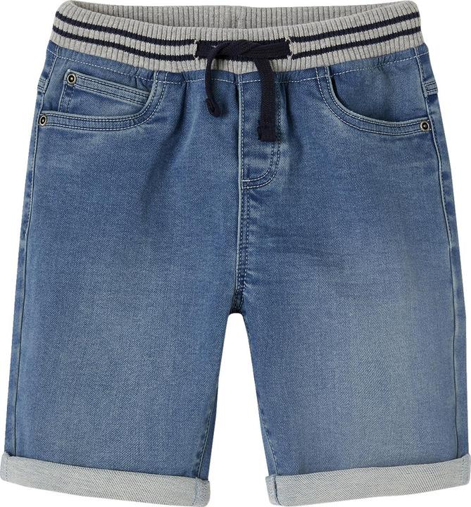 Produktbild Vertbaudet Jungen Shorts mit Schlupfbund, Denim-Look