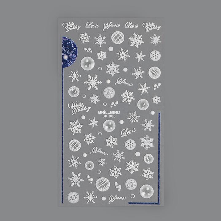 BrillBird Adesivo per unghie 3D BB-06 (Punzone per unghie)