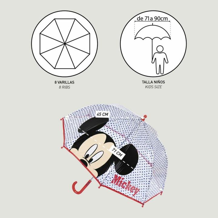Image du produit Disney Parapluie Poe Manual Bubble Mickey