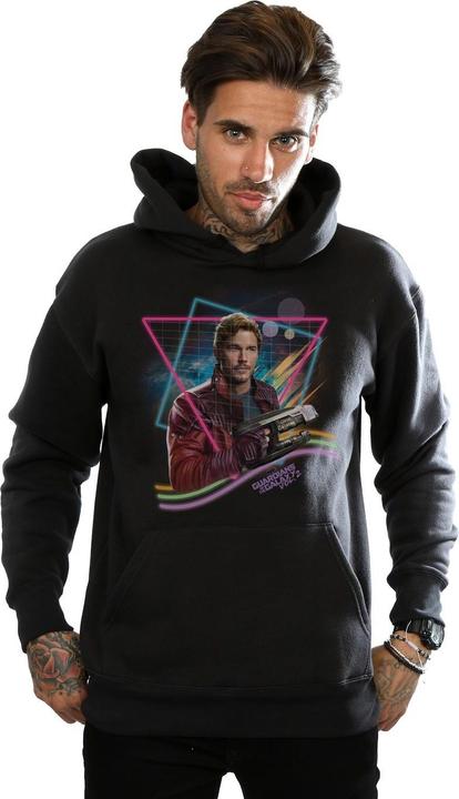 Image du produit - Sweat à capuche GUARDIANS OF THE GALAXY NEON STAR LORD - Homme (XL)