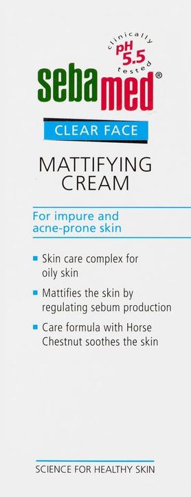 Actual product image Sebamed Clear Face Mattifying (50 ml, Day cream)