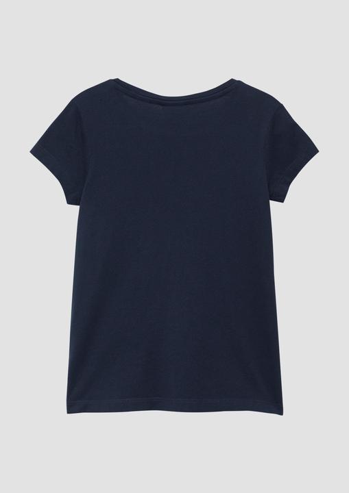 Produktbild S.Oliver T-Shirt Ausgestelltes T-Shirt mit Frontprint und Pailletten (92)