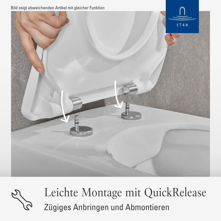Produktbild Villeroy & Boch Subway 3.0 WC-Sitz, mit Absenkautomatik und abnehmbaren Sitz