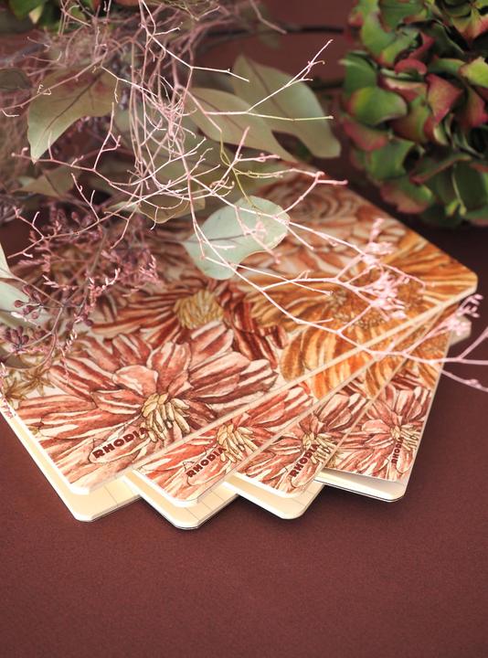Actual product image Rhodia Orange Botany, notebook (Hardcover)