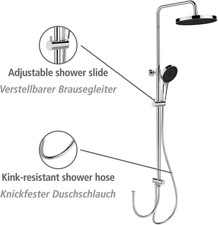 Produktbild Wenko Softwater Duschsystem chrom