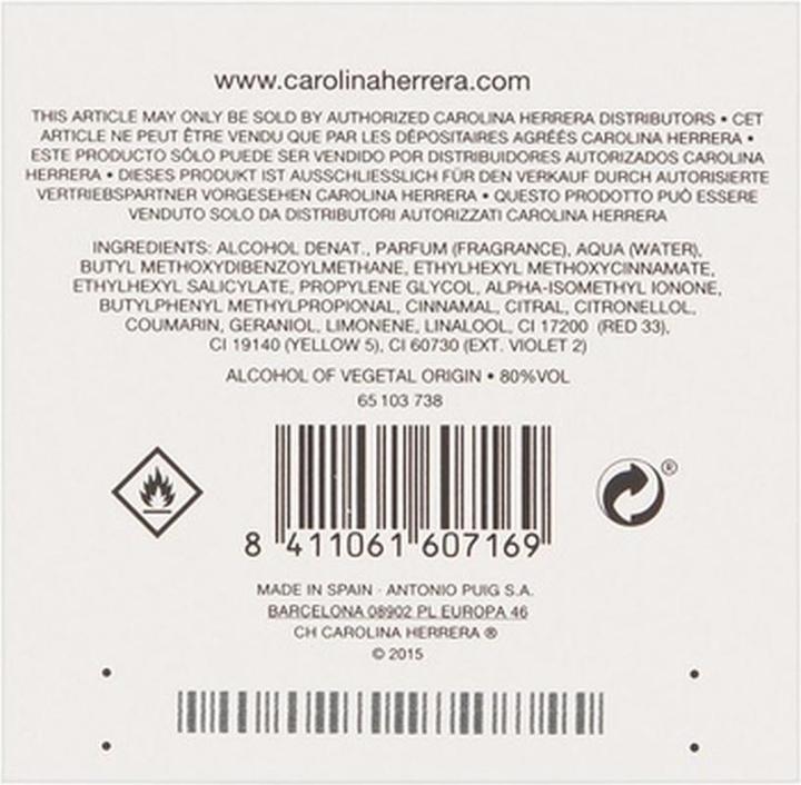 Immagine prodotto Carolina Herrera Ch (Eau de toilette, 50 ml)