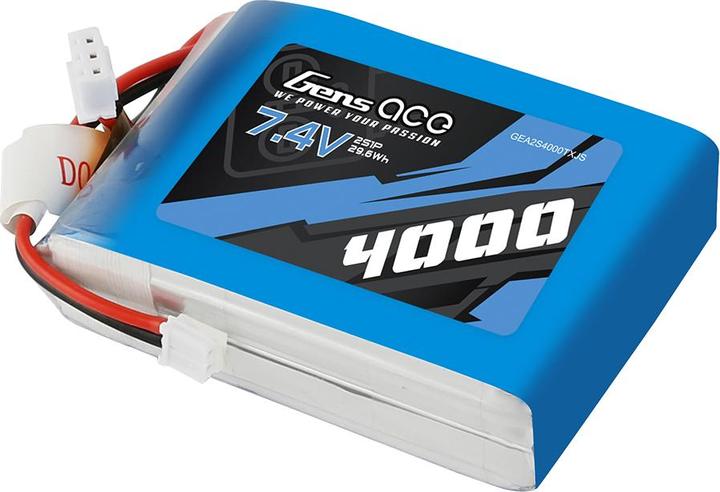 Actual product image Gens Ace RC Battery LiPo 4000 mAh 7.4 V RX/TX (7.40 V, 4000 mAh)