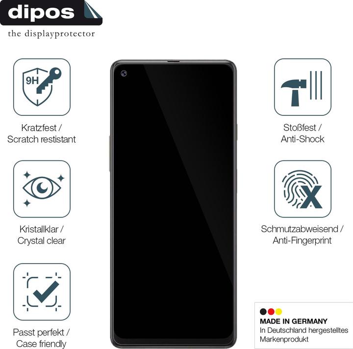Produktbild Dipos Displayschutz Anti-Shock (2 Stück, Cubot MAX3)
