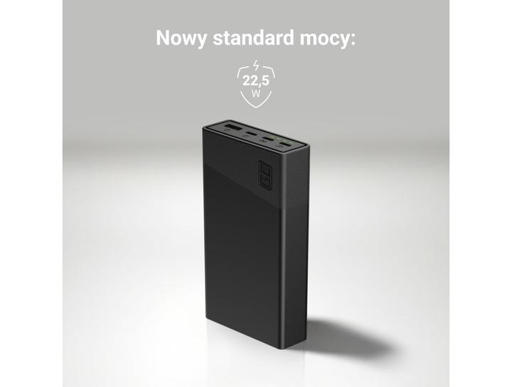 Actual product image GreenCell PBGC03S power bank Lithium Polymer (LiPo) Black (20000 mAh, 18 W)