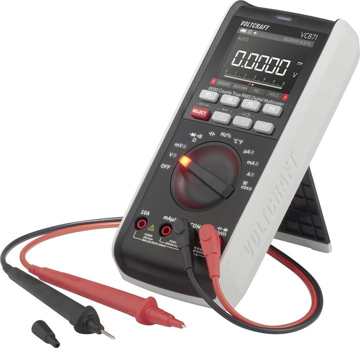 Actual product image Voltcraft VC871 Hand-held multimeter digital CAT III 1000 V, CAT IV 600 V display ( (CAT IV 600V, CAT III 1000V)