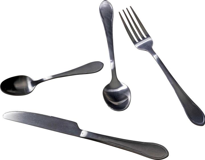 Actual product image Kare Design Besteck Cucina Schwarz Matt (16/tlg.) (16 pcs., Cutlery set)