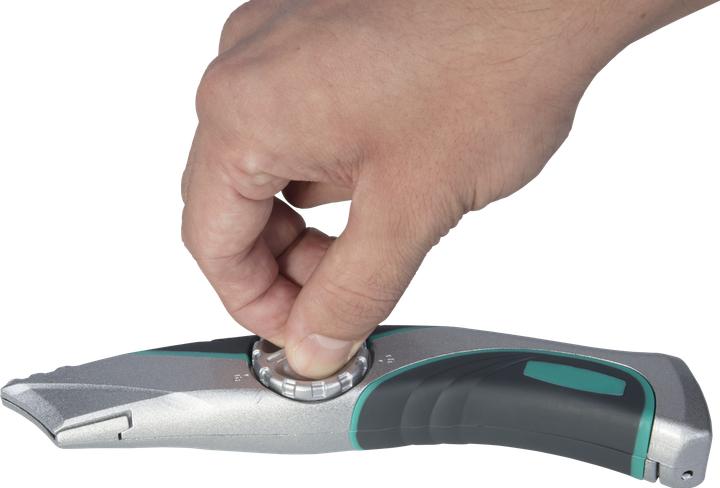 Produktbild wolfcraft 1 Profi Trapezklingenmesser + Köcher (Cutter)