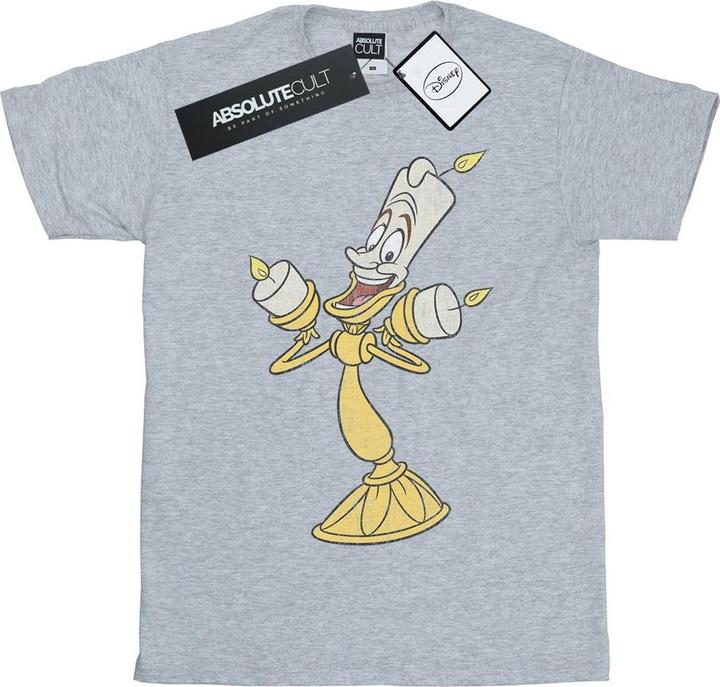 Produktbild Disney Beauty And The Beast Lumiere Distressed TShirt (4XL)
