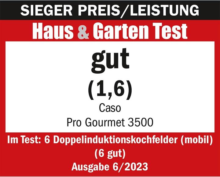 Produktbild Caso Pro Gourmet 3500, Doppelinduktion