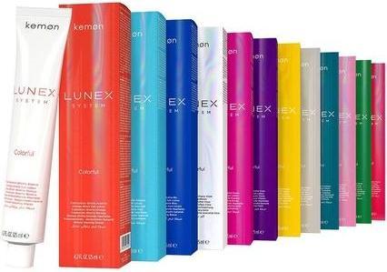 Kemon Lunex System Colorful Blue Direct Hair Color 4.2 Ounce 125ml