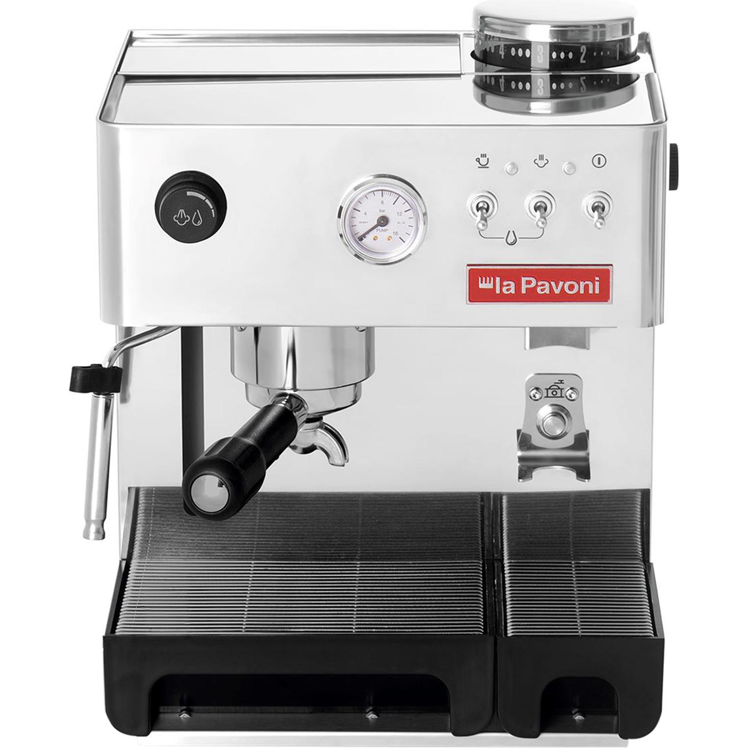 La Pavoni Bar Domus, Macchina per caffè con portafiltro, Argento